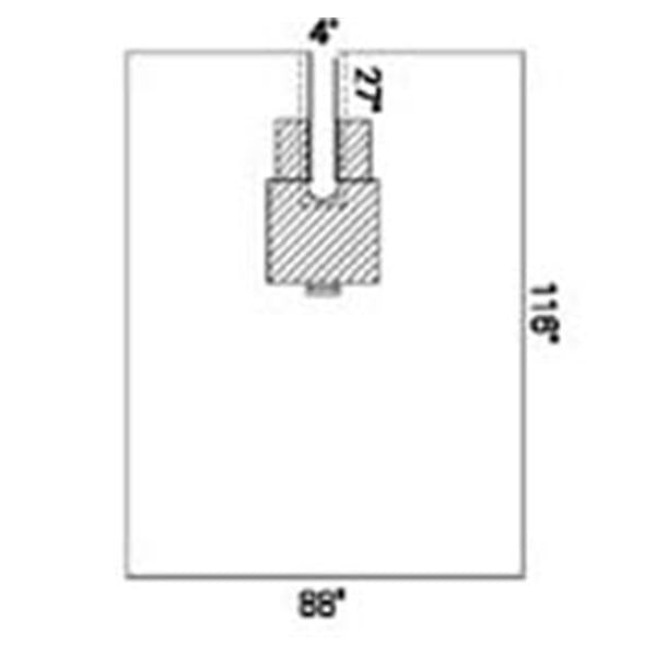 Pack Drape Shoulder Orthoarts With Shoulder Split Drape 112x60